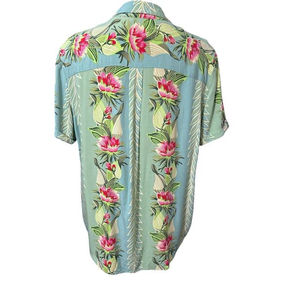 Scotch & Soda Floral Blouse in Green and Pink - Picture 3 of 8